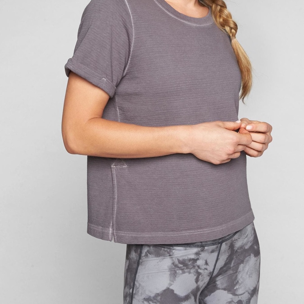 NWT-Athleta Restore Sweatshirt-Grey-Small